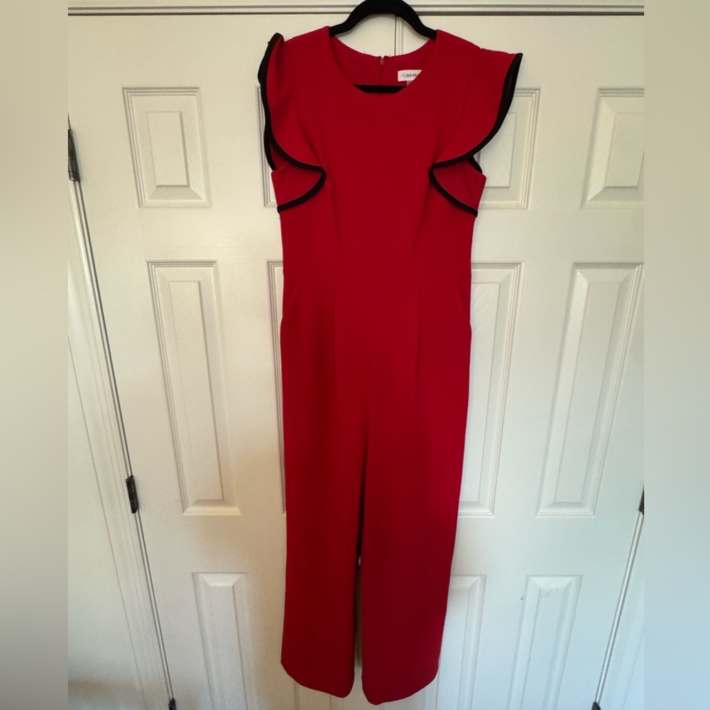 Calvin Klein Vibrant Red Romper